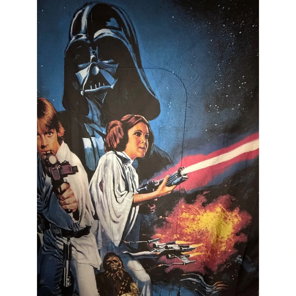 Star Wars A New Hope Tom Chantrell Poster Art Reversible Comforter 72x83 Full